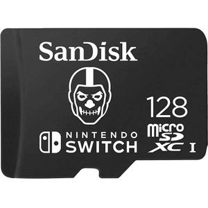 SanDisk MicroSDXC-Kaart Voor Nintendo Switch, Fortnite 128 GB (V30, U3, C10, A1, Leessnelheden Tot 100 MB/s, Van Meerdere Games)