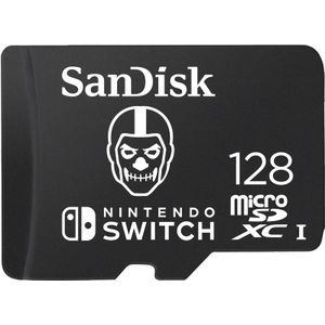 SanDisk MicroSDXC Extreme Gaming 128GB Nintendo licensed Fortnite Skull Trooper