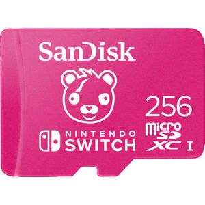 SanDisk Karta Nintendo Switch Fortnite MicroSDXC 256 GB Class 10 UHS-en/U3 (002154730000)