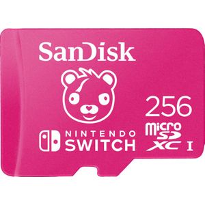 SanDisk MicroSDXC-Kaart Voor Nintendo Switch, Fortnite 128 GB (V30, U3, C10, A1, Leessnelheden Tot 100 MB/s, Van Meerdere Games)