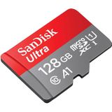 SanDisk Ultra + Adapter microSDXC-kaart 128 GB A1 Application Performance Class, UHS-Class 1