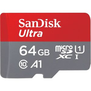 SanDisk 64 GB Ultra microSDXC 140 MB/s+SD-adapter