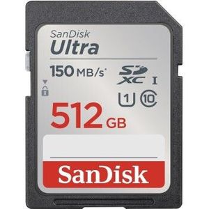 SanDisk - SDSDUNC-512G-GN6IN - SDXC Kaart - 512GB - Waterdicht - Schokbestendig