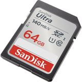 SanDisk Ultra SDXC - 64GB - 140MB/s - UHS-I Class 10