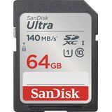 SanDisk Ultra SDXC - 64GB - 140MB/s - UHS-I Class 10