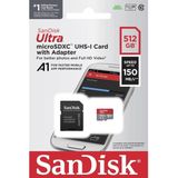 SanDisk Ultra MicroSDXC - 512GB - 150mb/s