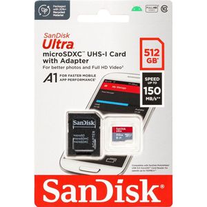 SanDisk Ultra MicroSDXC - 512GB - 150mb/s