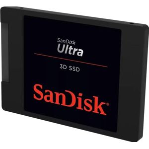 SanDisk - Ultra 3D SSD - 4 TB - Zwart - 3D NAND Technologie