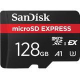 SanDisk - Express - Geheugenkaart - 128 GB - U3 - UHS-I - Zwart