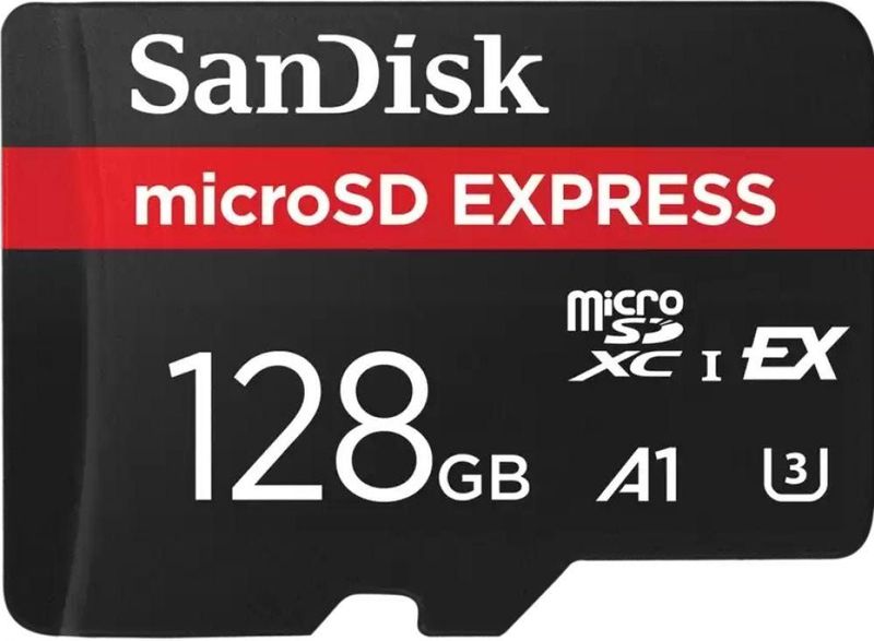 SanDisk - Express - Geheugenkaart - 128 GB - U3 - UHS-I - Zwart