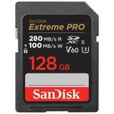 SanDisk Pro SD-Kaart 128GB - V60 UHS-II - 280/100MB
