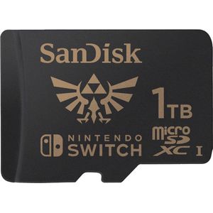 Sandisk microSDXC Extreme, Nintendo licensed Zelda Edition Speicherkarte (1000 GB, 100 MB/s Lesegeschwindigkeit)