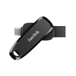 SanDisk - SDDDC6-128G-G46 USB Flash Drive - 128 GB - USB Type-C - Zwart