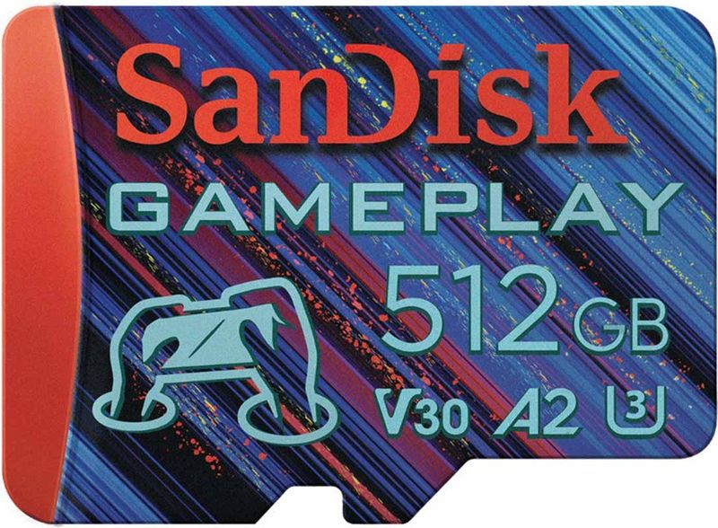 SanDisk microSD Gameplay 512GB UHS I/U3/Full HD/4K UHD