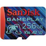 SanDisk 256 GB GamePlay microSD-kaart voor mobiele/draagbare games, tot 190 MB/s