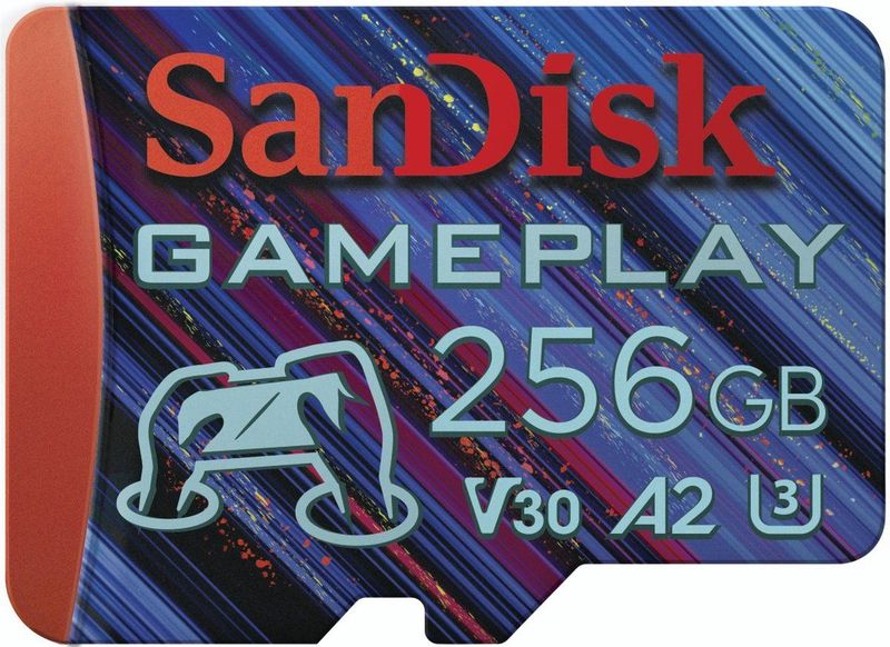 SanDisk MicroSDXC Gameplay 256GB 190mb/130mb V30 U3 A2