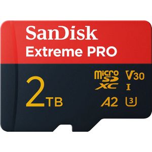 SanDisk - Extreme PRO - Geheugenkaart - 2000 GB - Geel - UHS-I V30