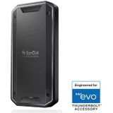 SanDisk Professional Pro G40 4TB Externe SSD Thunderbolt 3 40Gbps USB-C 10Gbps Ultra-robuust IP68 du (4000 GB), Externe SSD, Zwart