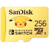 SanDisk - Nintendo Pokemon - Geheugenkaart - 256 GB - Geel