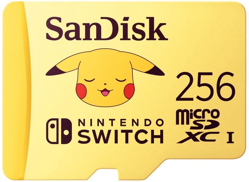 SanDisk - Nintendo Pokemon - Geheugenkaart - 256 GB - Geel