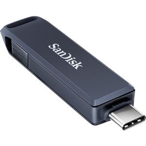 Phone drive 64gb lightning- usb-c blauw