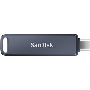 Phone drive 128gb lightning usb c blauw