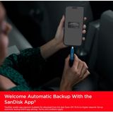 SanDisk iXpand Phone Drive (256 GB, USB 3.2), USB-stick, Blauw