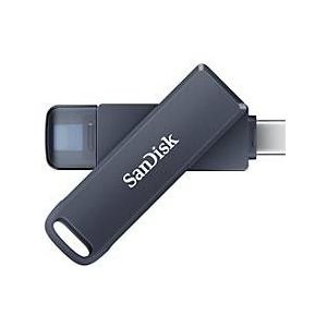 Phone Drive 256GB lightning- USB-C blauw