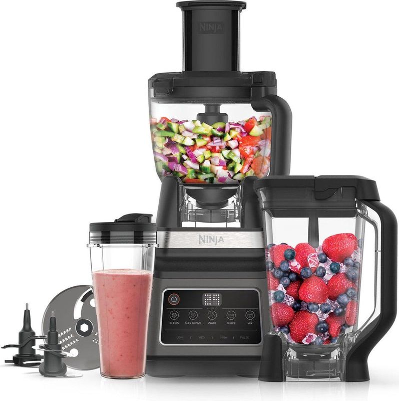Ninja Foodi 3 in 1 Foodprocessor en Blender 1200 W Liter IJsCrusher Auto iQ BN8
