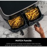 Ninja Foodi AF300EU Dubbele Airfryer XXL - Dubbele Mand - 7.6 Liter - Dual Zone Technologie