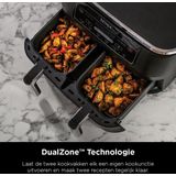 Ninja Foodi AF300EU Dubbele Airfryer XXL - Dubbele Mand - 7.6 Liter - Dual Zone Technologie