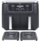 Ninja Foodi AF400EU Dubbele Airfryer XXL - Twee Kookvakken - 9.5 Liter - 2470 Watt - Dual Zone Technologie