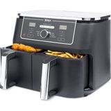 Ninja Foodi AF400EU Dubbele Airfryer XXL - Twee Kookvakken - 9.5 Liter - 2470 Watt - Dual Zone Technologie