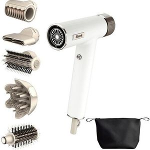 Shark SpeedStyle Haardroger en Styler - Inclusief Diffuser, Finishing Tool, Borstel en Concentrator - Voor ieder haartype - Met Opbergtas - HD352EU