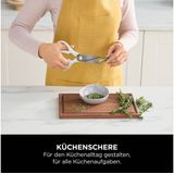 Messenblok - NINJA FOODI - StaySharp K62006EUWH - Met slijper - Messenset - 6 geslepen stuks - Wit