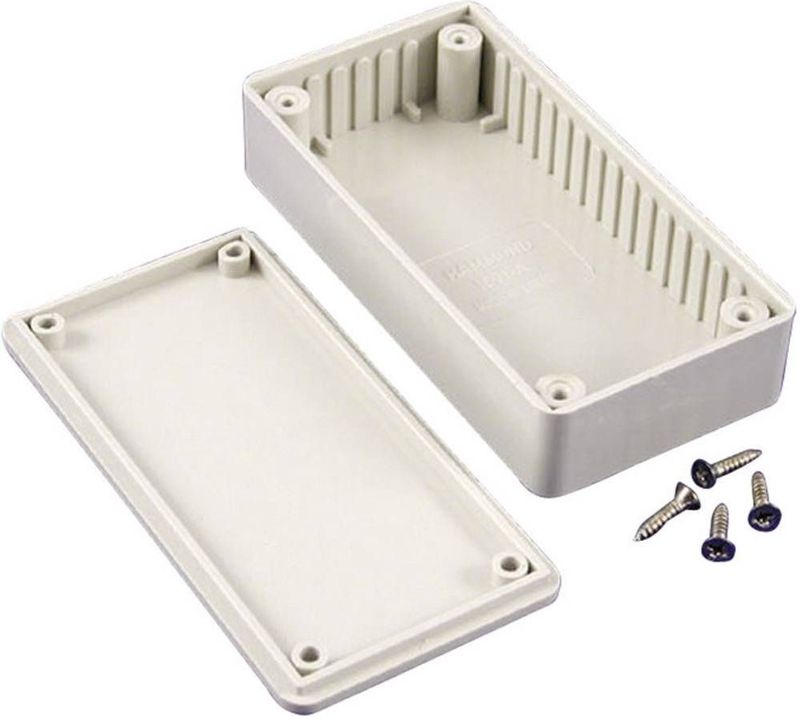 Hammond Electronics 1591TSGY - Universele Behuizing - Lichtgrijs - 120 x 80 x 59 mm - ABS - IP54