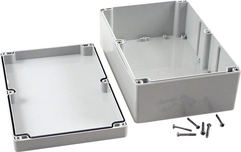 Hammond Electronics 1554VAGY - Universele Behuizing - Grijs - 240 x 160 x 90 mm - ABS