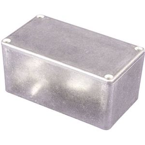 Hammond Electronics Universele behuizing (l x b x h) 165 x 127 x 76 mm Aluminium Zwart 1 stuk(s)