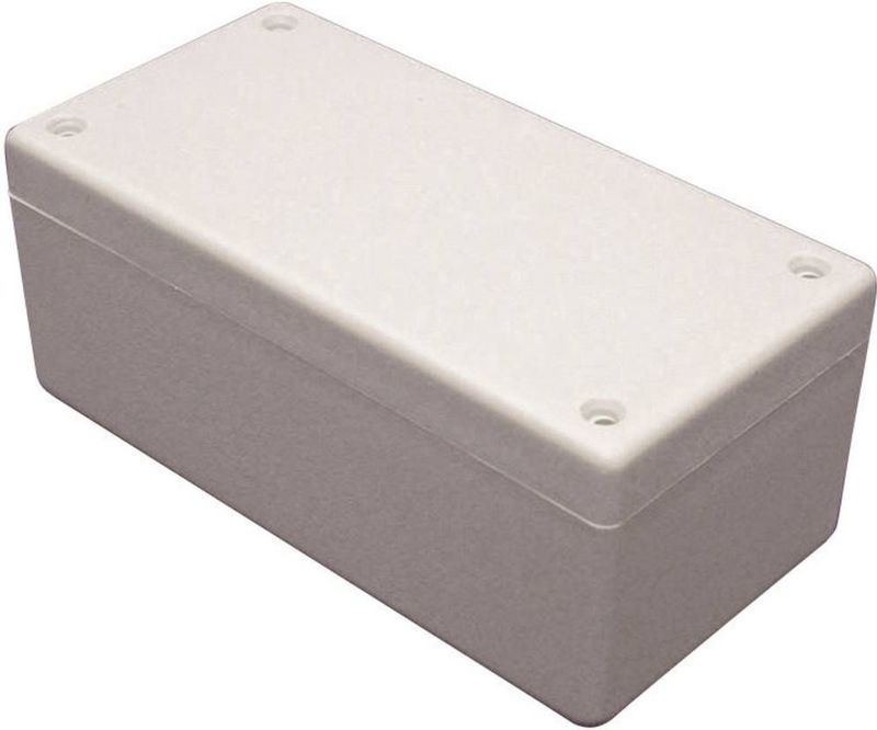 Hammond Electronics 1594DGY - Universele Behuizing - Lichtgrijs - 131 x 66 x 55 mm - ABS