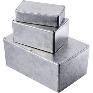 Hammond Electronics 1590WYBK Universele behuizing 92 x 92 x 42 Aluminium Spuitgieten Zwart 1 stuk(s)