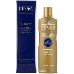Nisim Shampoo Normaal tot Vet Haar - Shampoo tegen haaruitval - Anti-DHT shampoo - 240 ml