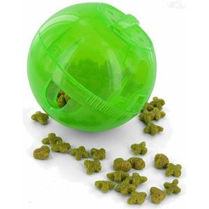 PetSafe SlimCat voederbal, snackbal voor katten, voor een speelse gewichtscontrole, 150 ml droogvoer, groen