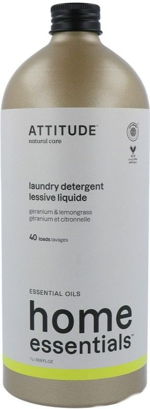 Attitude - Wasmiddel - Geranium & Citroengras - Natuurlijke Ingrediënten