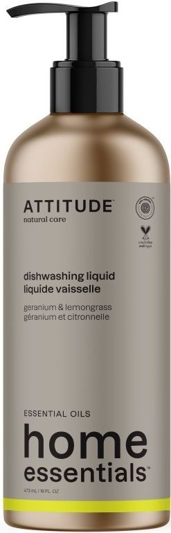 Attitude Vloeibaar Afwasmiddel Geranium & Lemongrass 473 ml