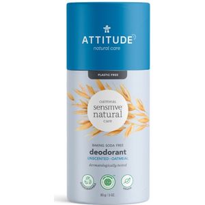 Attitude - Unscented Baking Soda Free - Deodorant - Natuurlijke Formule - Voor Zeer Gevoelige Huid