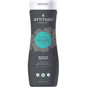 Attitude Super Leaves Science Shampoo & Body Wash 2-in-1 - Scalp Care MEN Gezichtscrème 473 ml Heren