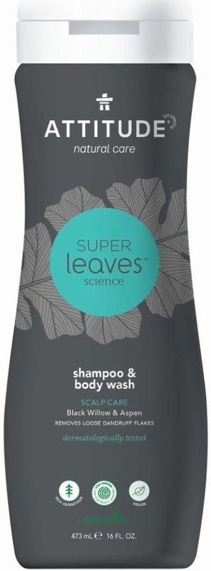 Attitude - Super Leaves™ - Shampoo en Douchegel - Scalp Care - 473 ml