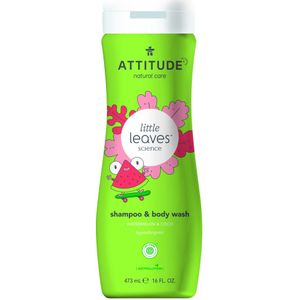 ATTITUDE Little Leaves 2-in-1 Shampoo en Douchegel - Watermeloen & Kokos