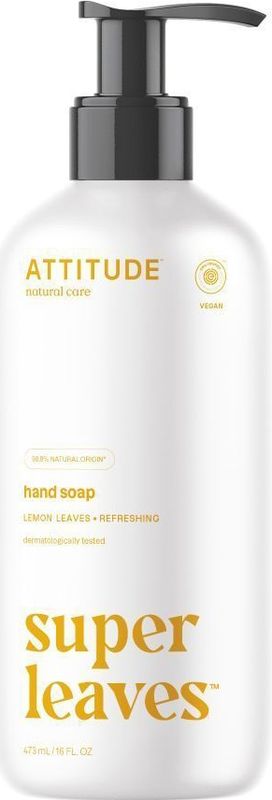 Attitude Natuurlijke Handzeep - Lemon Leaves