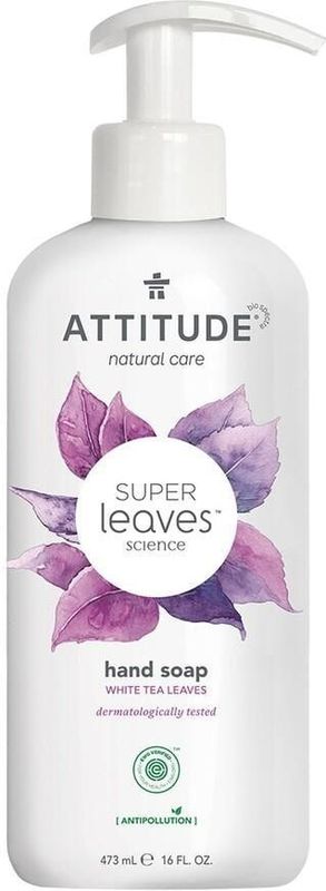 Attitude - Super Leaves - Handzeep - Witte Theebladeren - Natuurlijke Ingrediënten